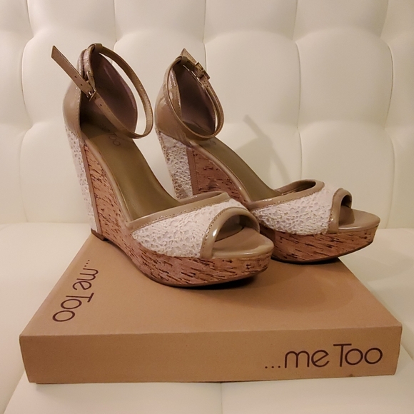 ...me Too nude wedges - Picture 1 of 8
